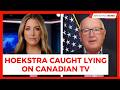 The CANADİAN Host CORNERED Hoekstra LIVE On Air. He Couldn't Answer.