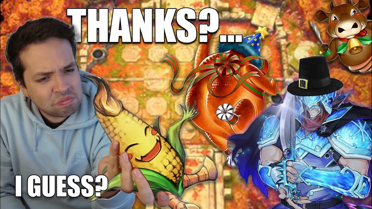 You made me a thanksgiving dinner duel 😭