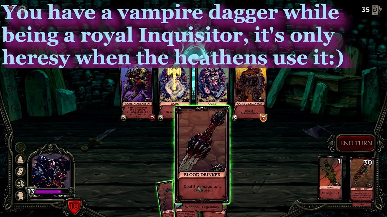 Fate Hunters short gameplay review singleplayer card game better than Slay the Spire