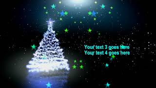 Make Christmas Intro Animation Video with After Effects template - MakeWebVideo.com