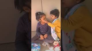 Kids having play time with Vtech smart medical kit