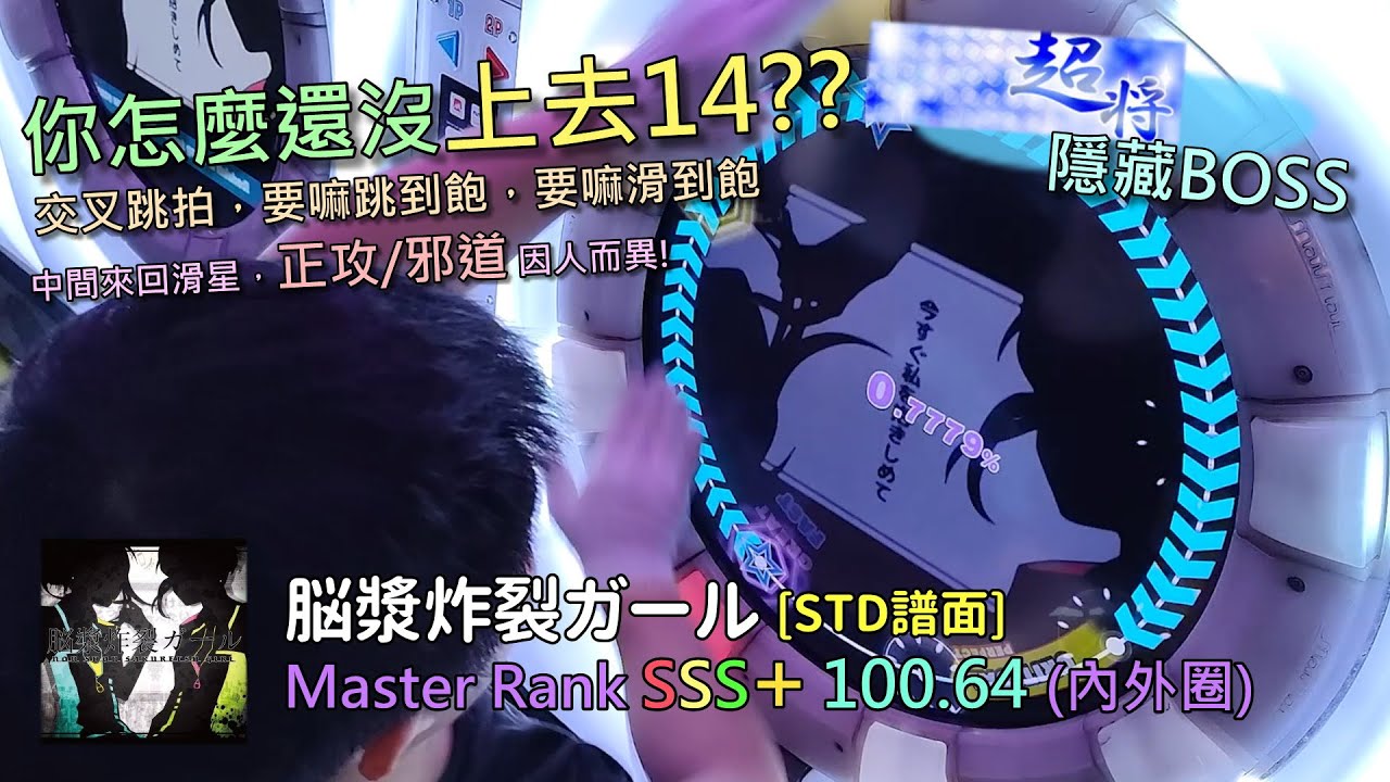 MaimaiでらっくすFESTiVAL】脳漿炸裂ガール[STD譜面] Master SSS+