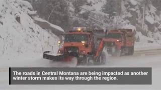 Wednesday road conditions around Helena and Central Montana
