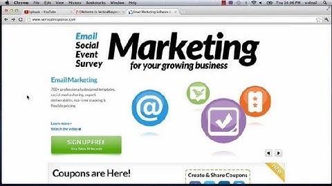 How to Use YouTube With VerticalResponse : YouTube Tips