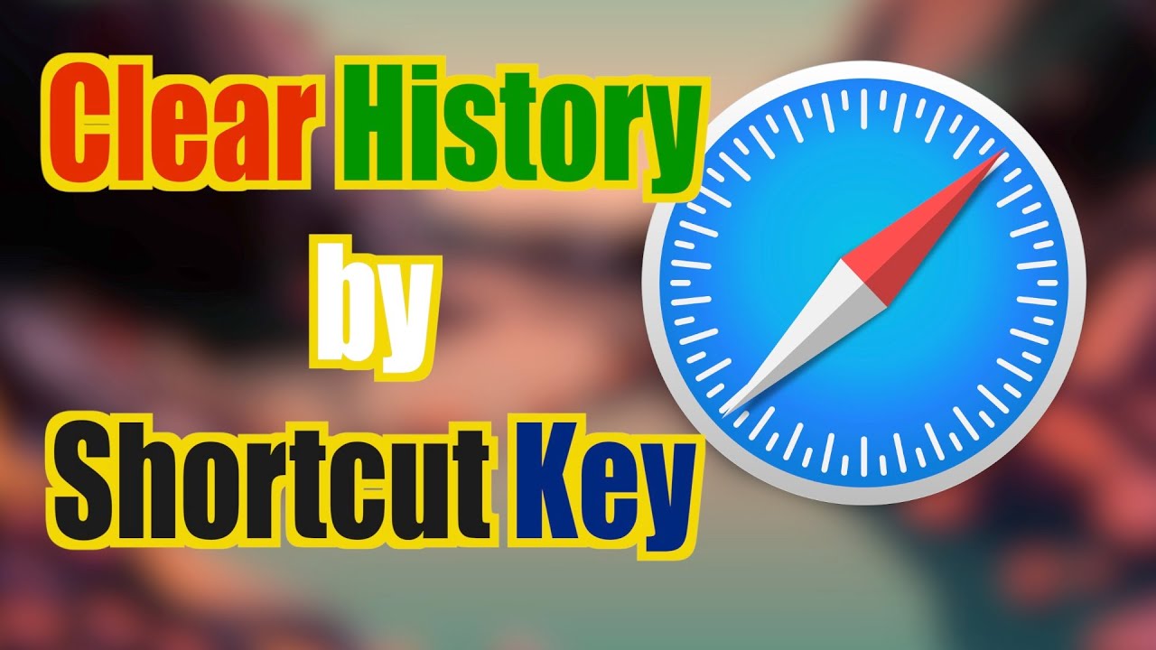 clear history safari mac shortcut