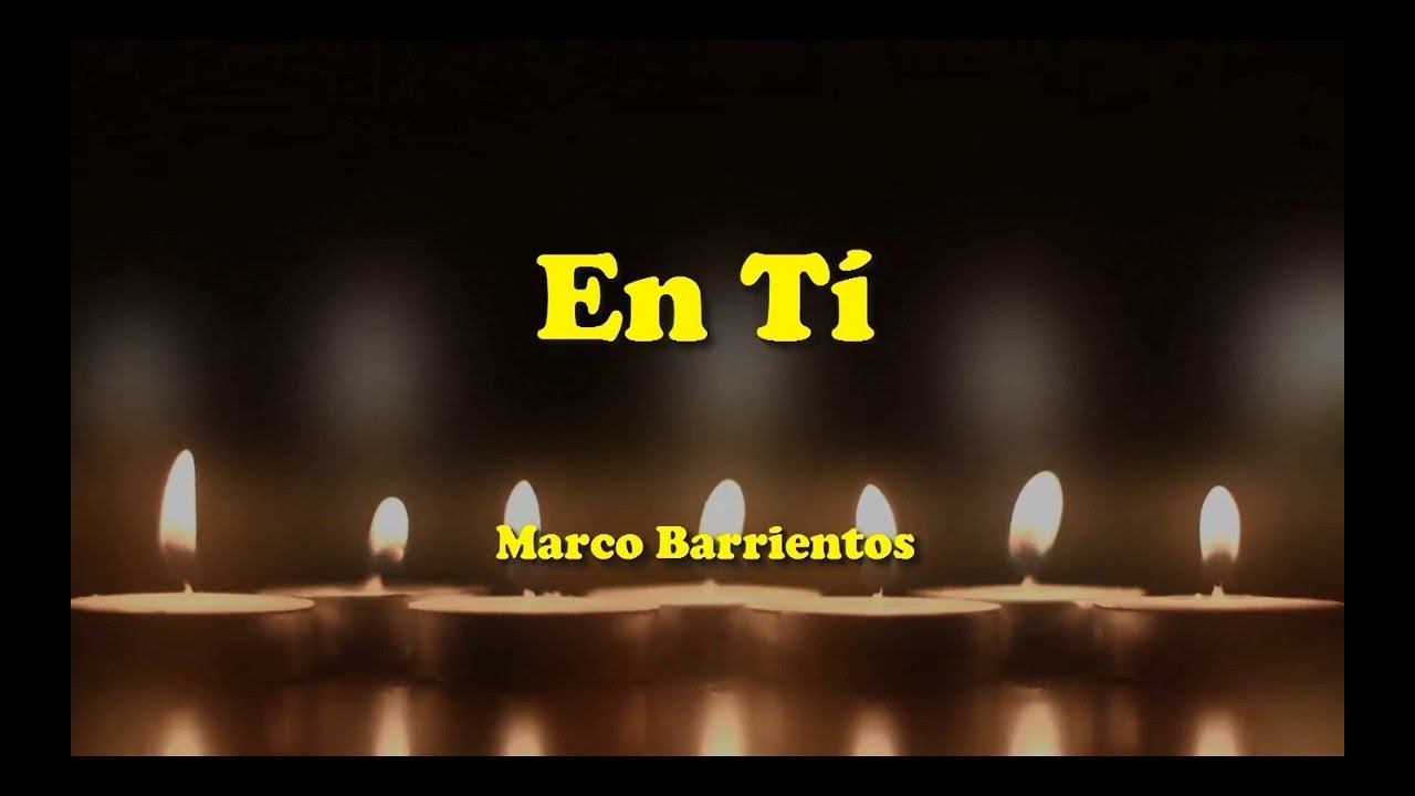 En Tí Marco Barrientos Pista - YouTube