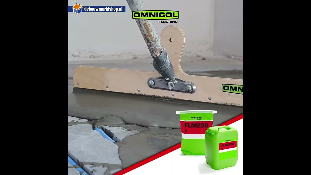 Gietbare mortel voor het snel opvullen van sleuven - Omnicol FLM230 - Actie!