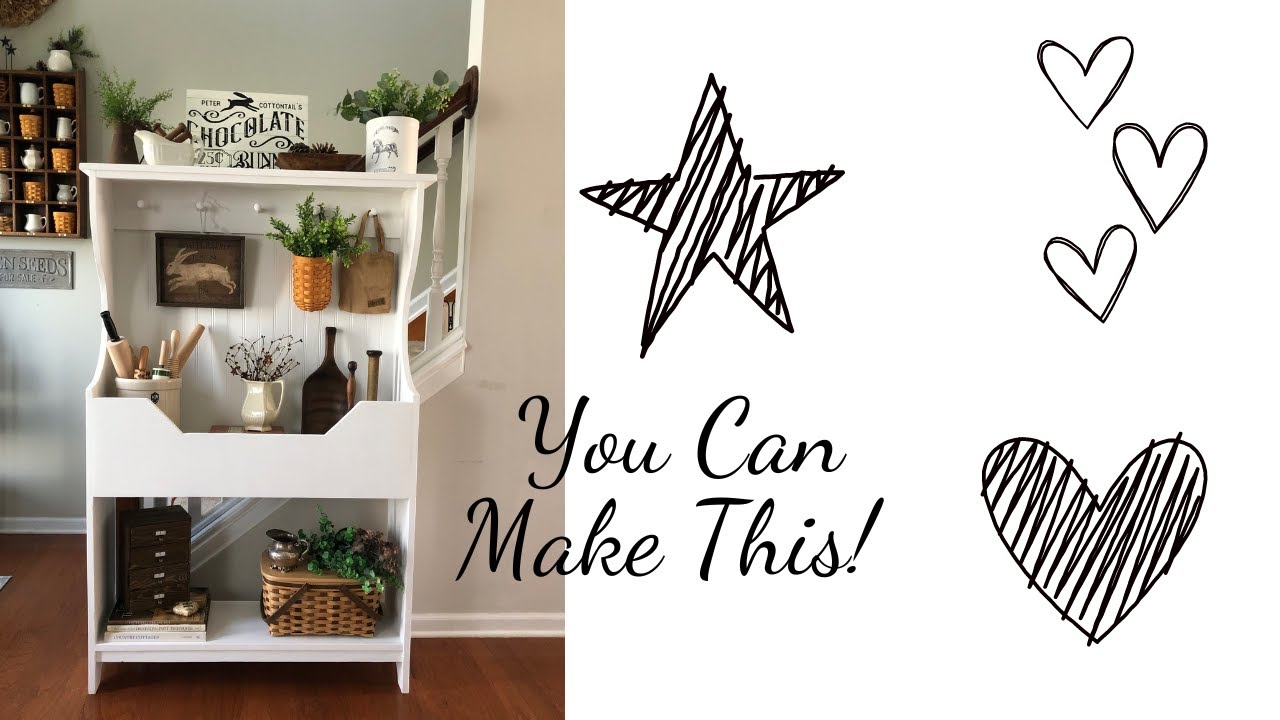 Easy to make Crock Shelf