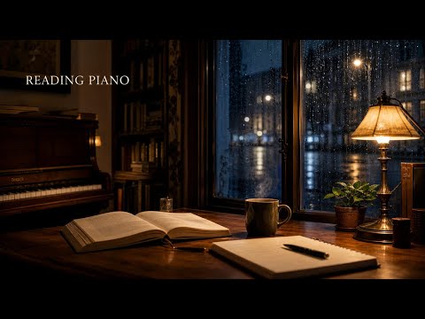 [playlist] Rainy Night Reading Piano | Solo Piano BGM for Books, Work and Rest