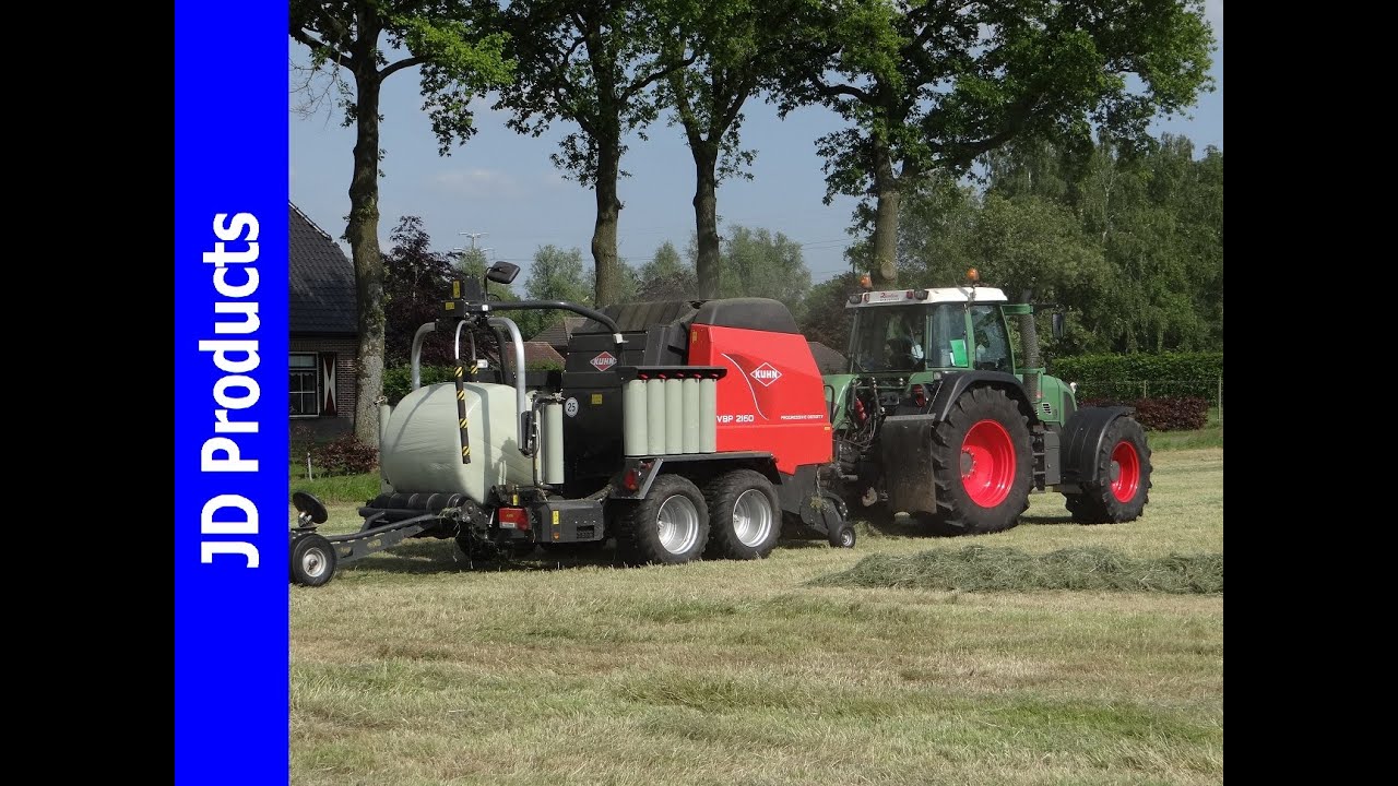 Fendt 820/ Rondbalen persen wikkelen/ Round baler/ Frens Hulshorst/ Nunspeet/ The Netherlands
