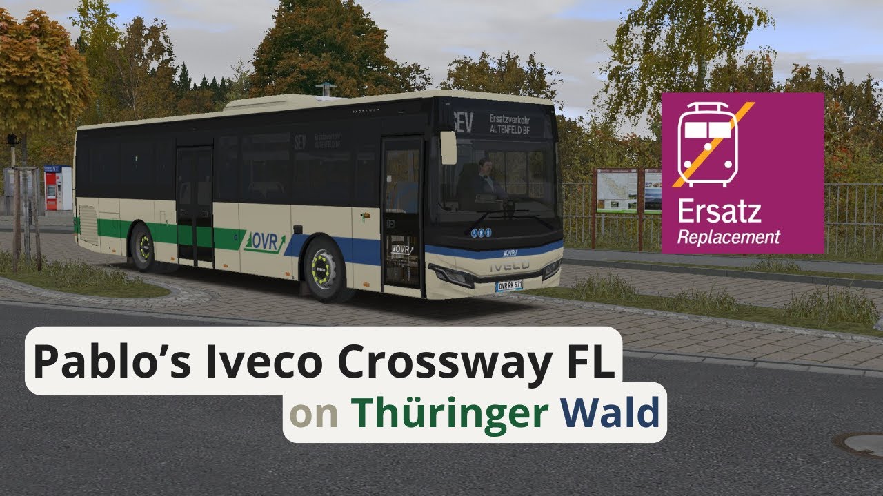 Pablo's Iveco Crossway FL on Thüringer Wald