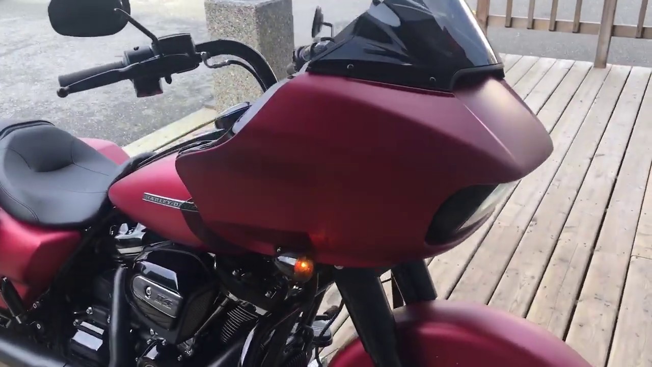wicked red denim road glide