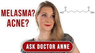 Azelaic Acid in skincare - good for acne and hyperpigmentation? | Ask Doctor Anne