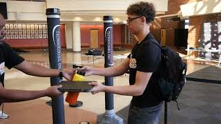 Entering Ritenour High School through the OpenGate Detection System