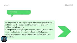 COMPETITION FOR LEARNING