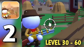 Western Sniper Gameplay Part 2 level 30 - 60 (Android /iOS)