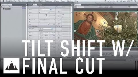 TILT SHIFT EFFECT USING FINAL CUT PRO - No plugins needed