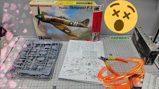 Hawker Tempest F.2 1:72 KP - Budowa odc. 1