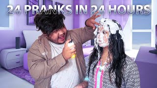 24 Pranks In 24 Hours Challenge !! Must Watch😂 Funniest Video