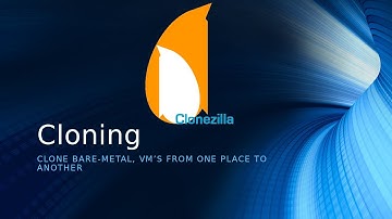 Clone with Clonezilla