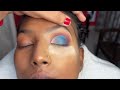 Blue eye makeup tutorial/ How to do eye makeup/ #makeup #eyemakeuptutorial #mua #pummybeautyparlour