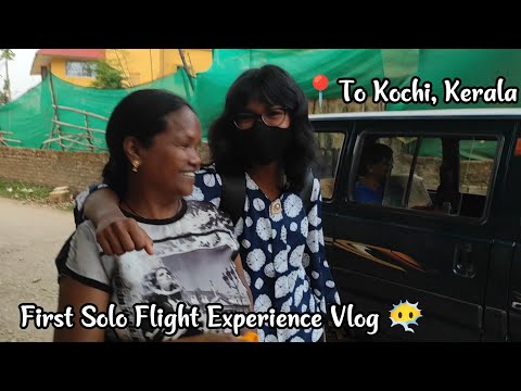 First Solo Flight To Kerala | Kim Hina | #vlog #kerala #kochi #trending #youtube #hina #india