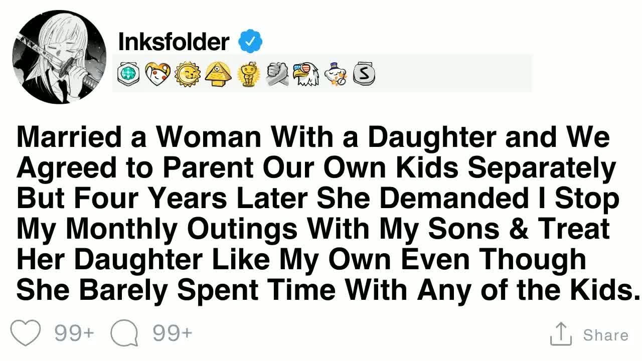 Married a Woman With a Daughter and We Agreed to Parent Our Own Kids Separately But Four Years
