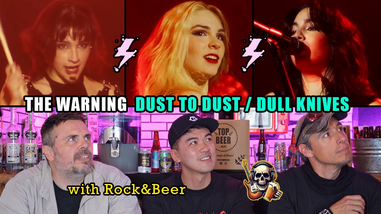 The Warning - Dust to Dust / Dull Knives Live at Pepsi Center CDMX Reaction (with Rock&Beer)