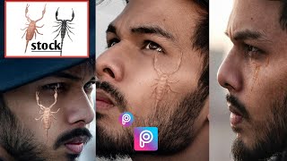 Vijay Mahar Toxic concept photo editing || VijayMahar scorpion face photo editing || Snapseed screenshot 2