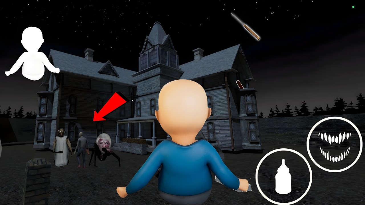 Playing As Baby In Yellow Granny 3 Mod Granny Horror Game - YouTube