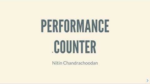 Simple AXI peripheral: performance counter