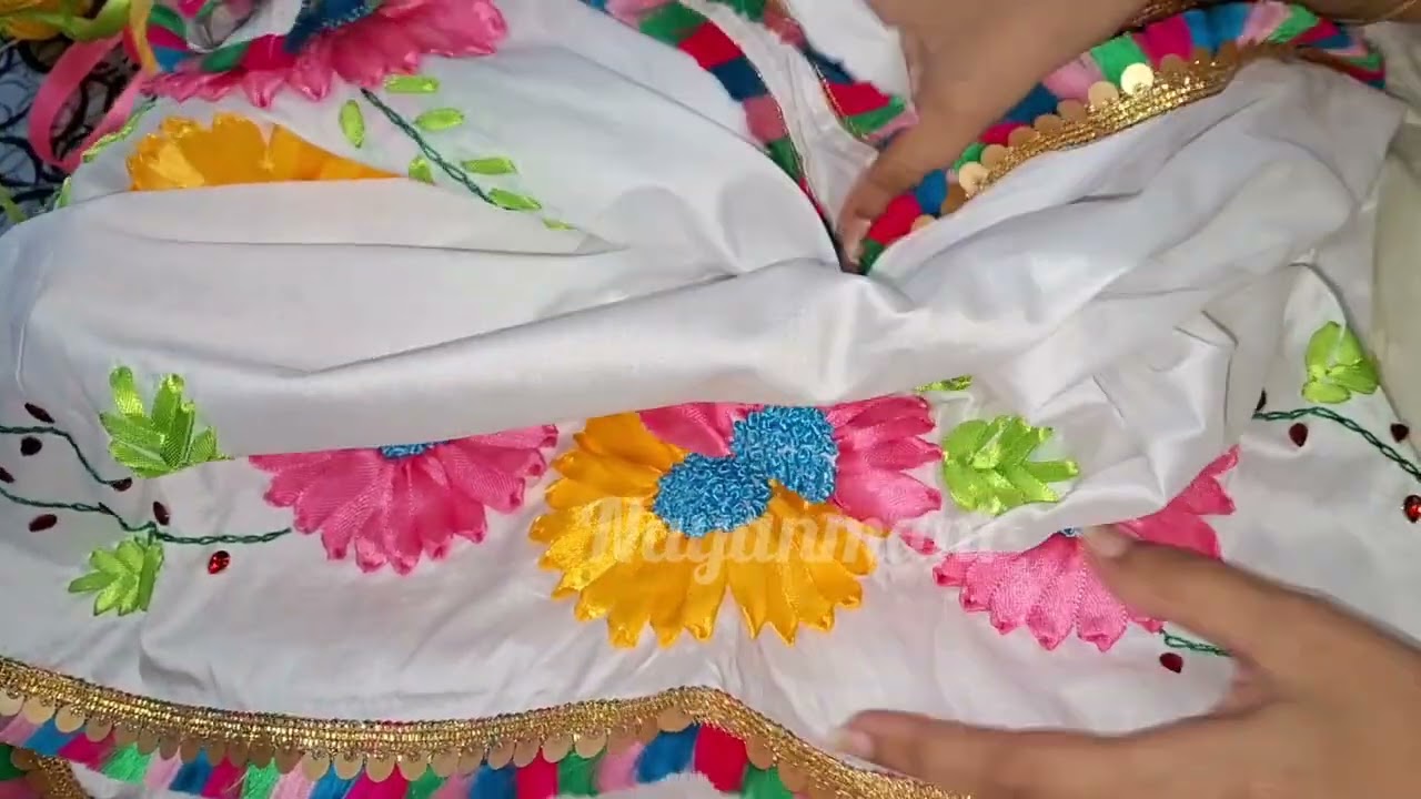 Online Class Part 2🌸 🤗/Basic Stitches In Ribbon Embroidery/Ribbon Embroidery কেনেকৈ কৰে শিকোঁ আহক🤩