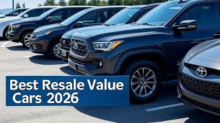 Best Resale Value Cars 2026 | Top Cars That Hold Their Worth Long-Term