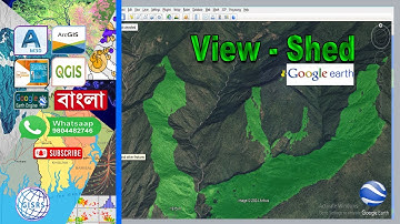 Google Earth Pro Viewshed Tool || Create a View shed || Viewshed Analysis in Google Earth