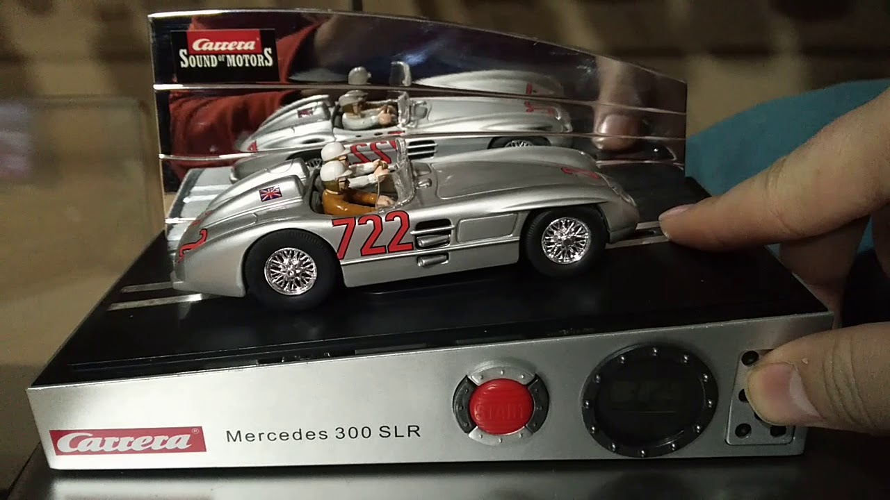 Despertador Mercedes 300 SLR Carrera Sound of Motors - YouTube
