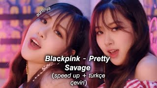 Blackpink - Pretty Savage (speed up + türkçe çeviri) Resimi