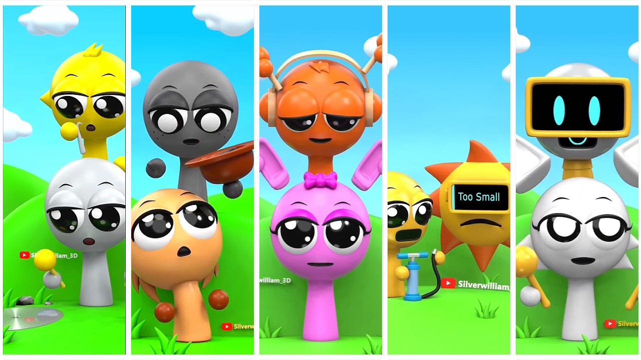 SPRUNKI Incredibox VS Impossible Tiles Hop EDM Challenge #1