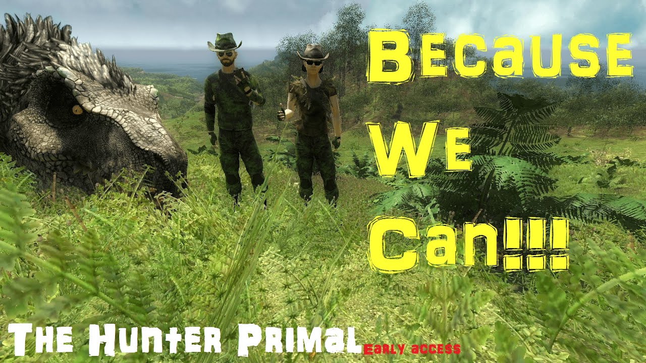 The hunter primal gameplay [multiplayer] - Amazing T-rex kill!!! [Funny moments - 2015]