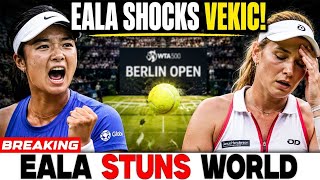 Alex Eala SHOCKS Donna Vekic at Berlin Open 2026 — Tennis World Stunned by Stunning Upset