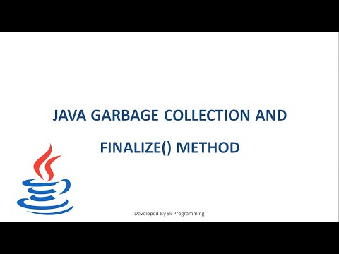 java garbage collection || finalize method in java