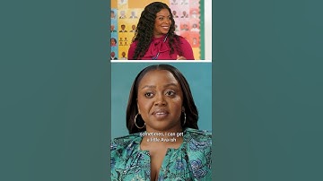 #QuintaBrunson 🤝 writing Ava lines based on her real life commentary. #AbbottElementary #Shorts