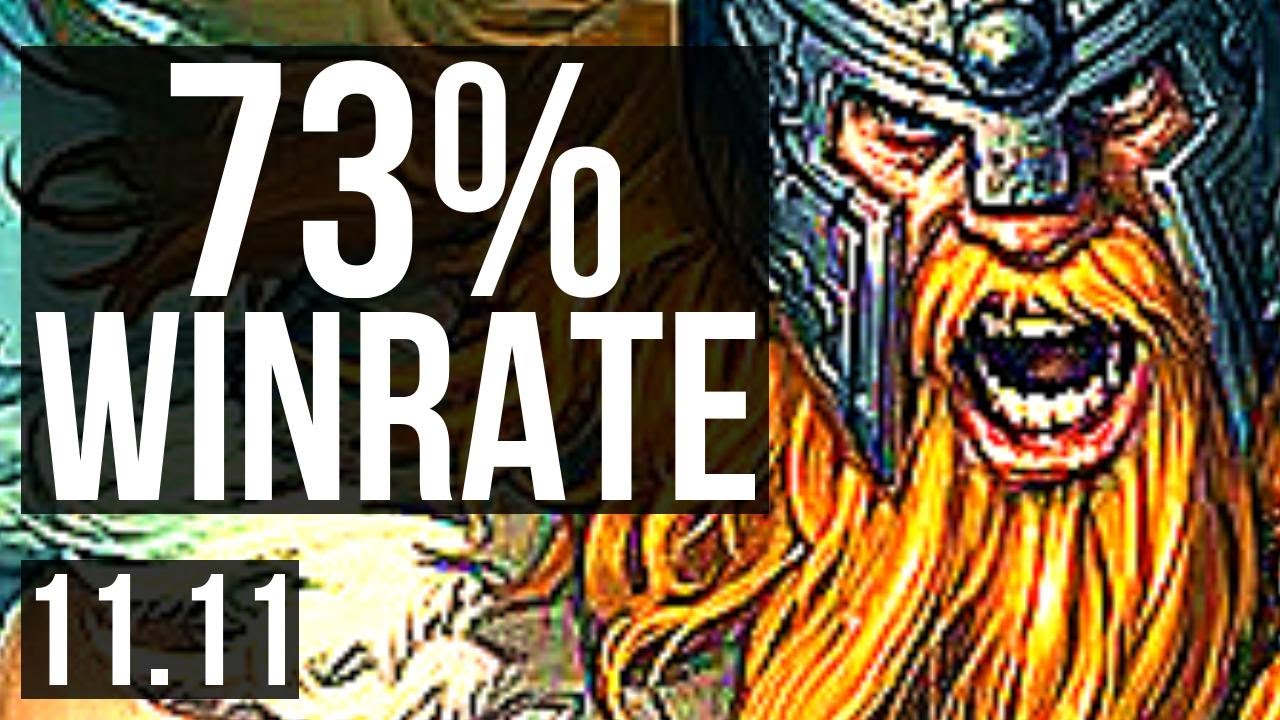 OLAF vs KINDRED (JUNGLE) | 73% winrate, 5/1/4 | KR Master | v11.11