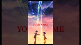 Anime Movies Like Your Name Kimi No Na Wa