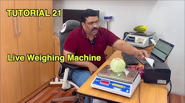 Tutorial 21 Live weighing machine How to connect with Raintech POS Billing software