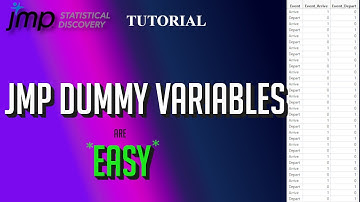 JMP How To Create Dummy Variable Columns (In under 2 minutes) UPDATED
