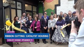 LCTV News  |  Ribbon cutting: Catalyst Housing  |  May 9, 2025