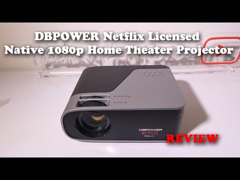 DBPOWER G01 Netflix Licensed Native 1080p Home Theater Projector REVIEW