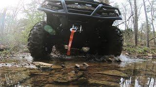 2023 Can Am Outlander XT850 deep woods trail ride #EP 1