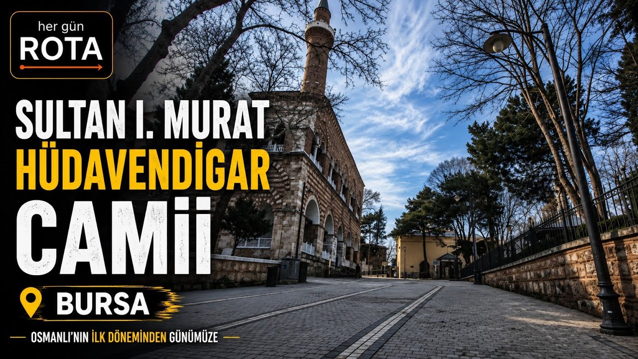 I. Murad Hüdavendigâr Camii | Bursa Walking Tour 4K | Ottoman Mosque