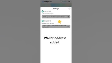 How to add wallet address in magic nft 💰💵 #smartphone #tech #nftinfluencers #nfthesearch
